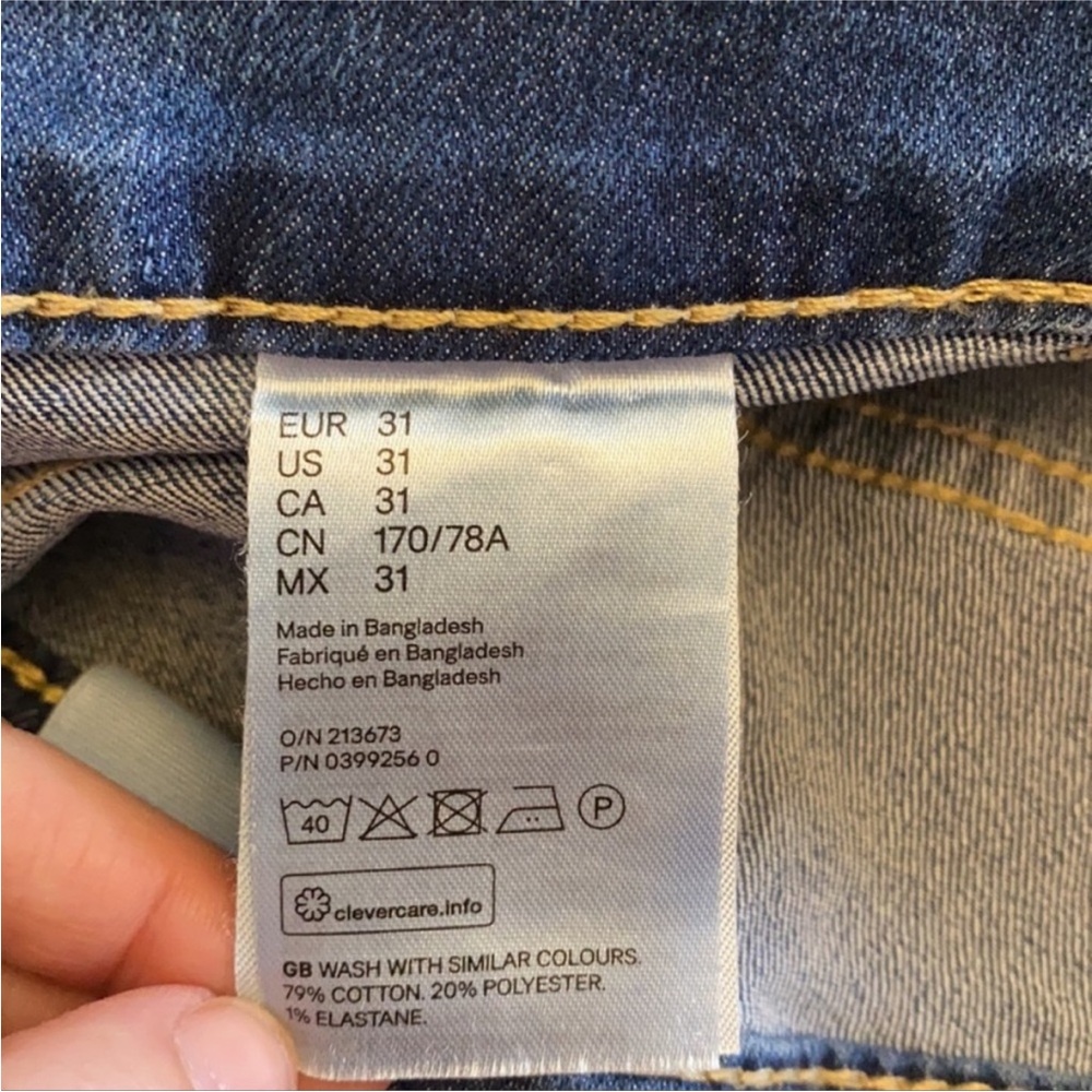 H&M skinny regular waist ankle jeans - Picture 6 of 6